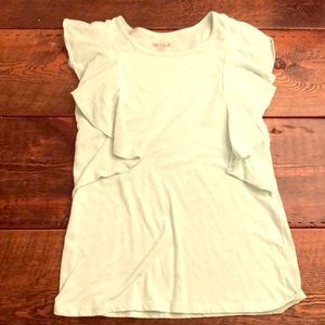 Cat and jack ruffle sleeveless top